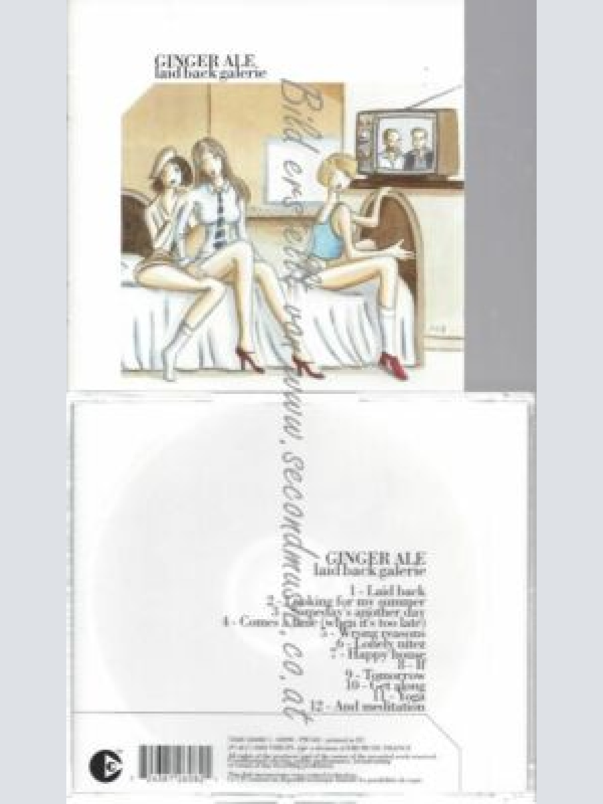 CD--GINGER ALE | --LAID BACK GALERIE