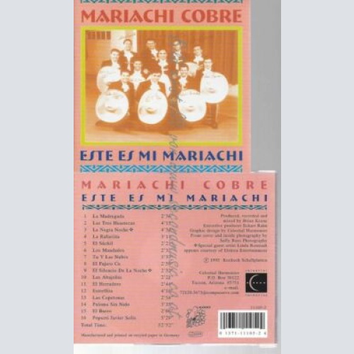 CD--MARIACHI COBRE | --ESTE ES MI MARIACHI