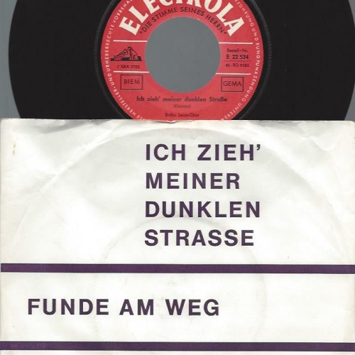 7"   Botho-Lucas-Chor  Ich Zieh' Meiner Dunklen Strasse