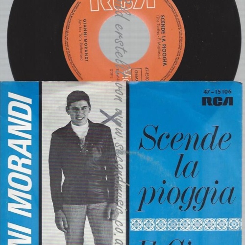 7"  Gianni Morandi  Scende La Pioggia
