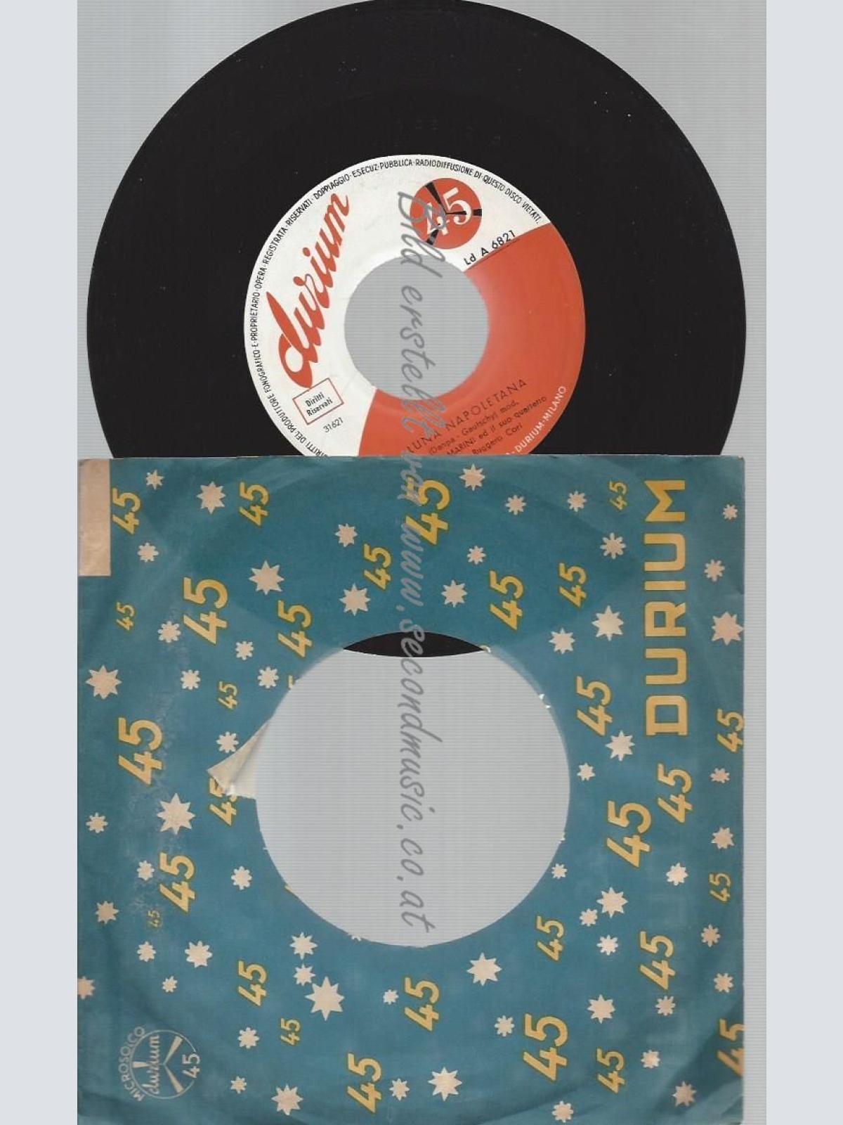 7"  Marino Marini Ed Il Suo Quartetto  Maria Maddalena