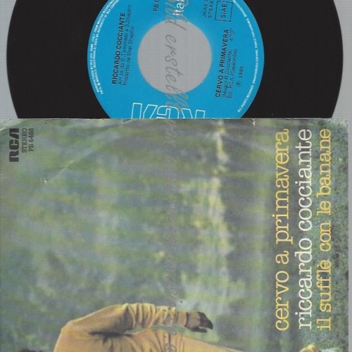 7"  Riccardo Cocciante  Cervo A Primavera