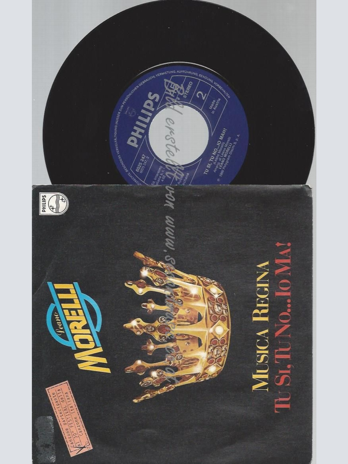 7"   Leano Morelli  Musica Regina