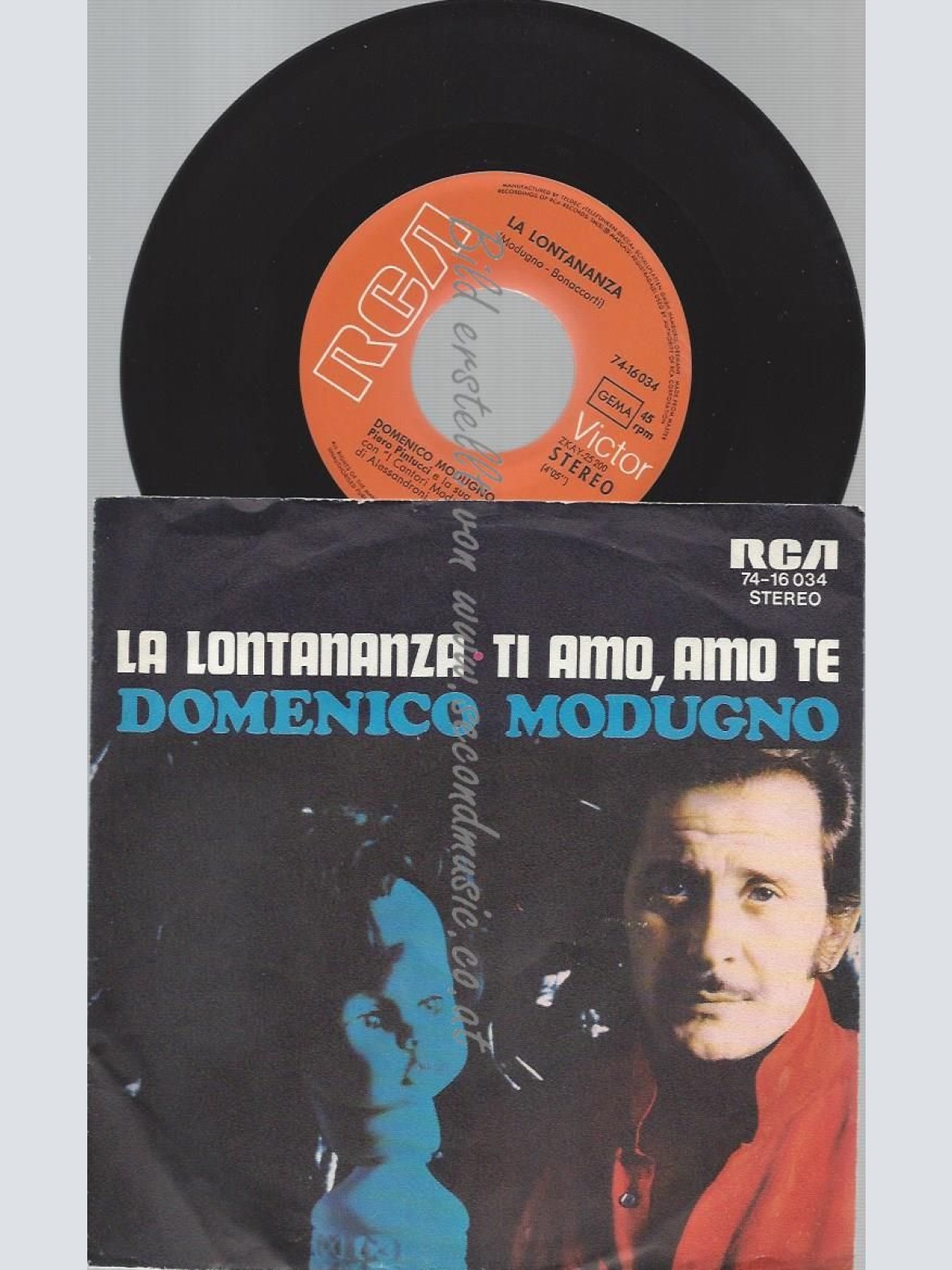 7"  Domenico Modugno – La Lontananza