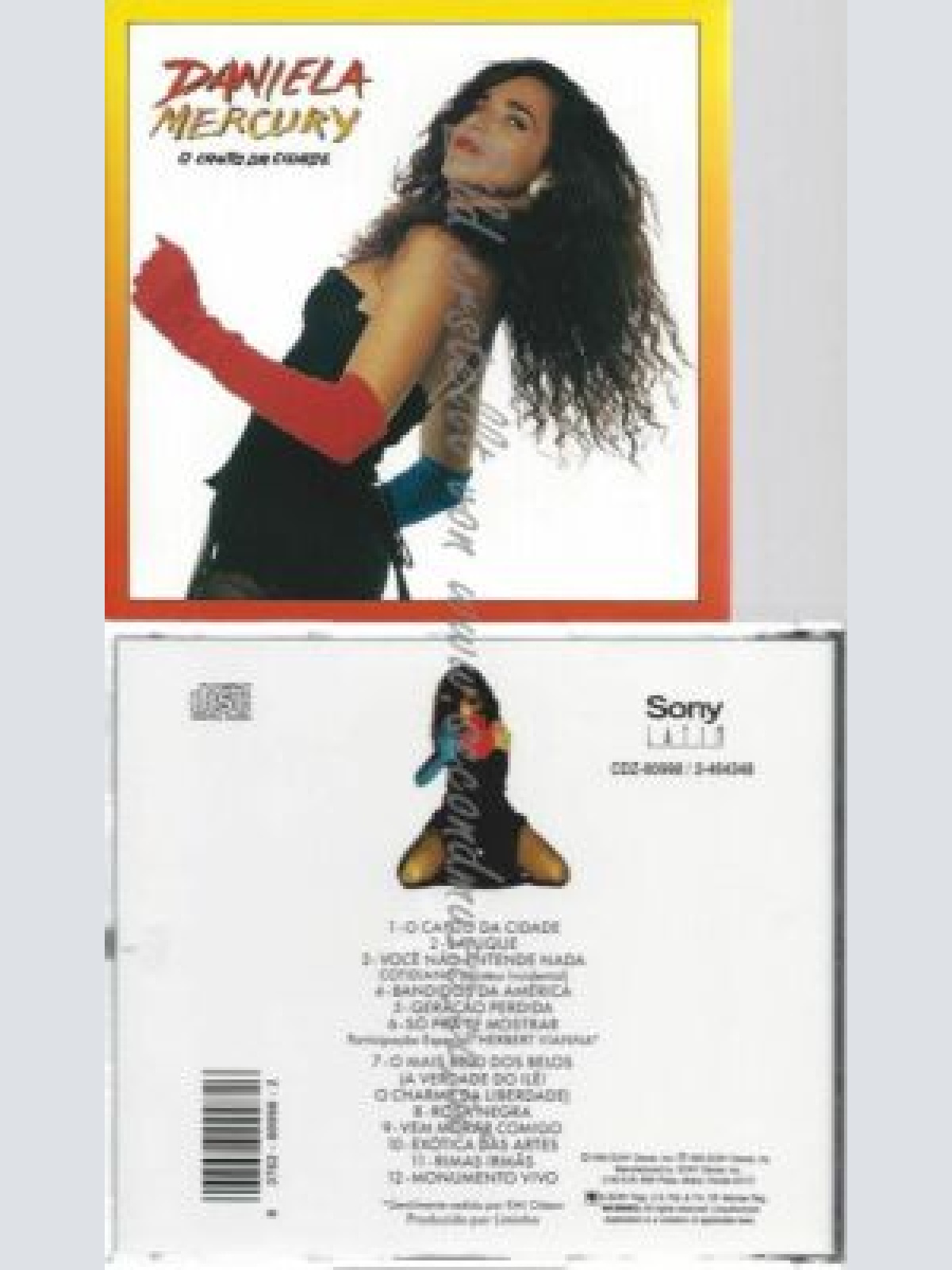 CD--DANIELA MERCURY | --O CANTO DA CIDADE