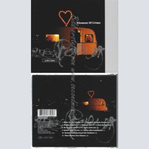 CD--ELEMENT OF CRIME | --WEIßES PAPIER