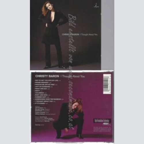 CD--CHRISTY BARON | --I THOUGHT ABOUT YOU
