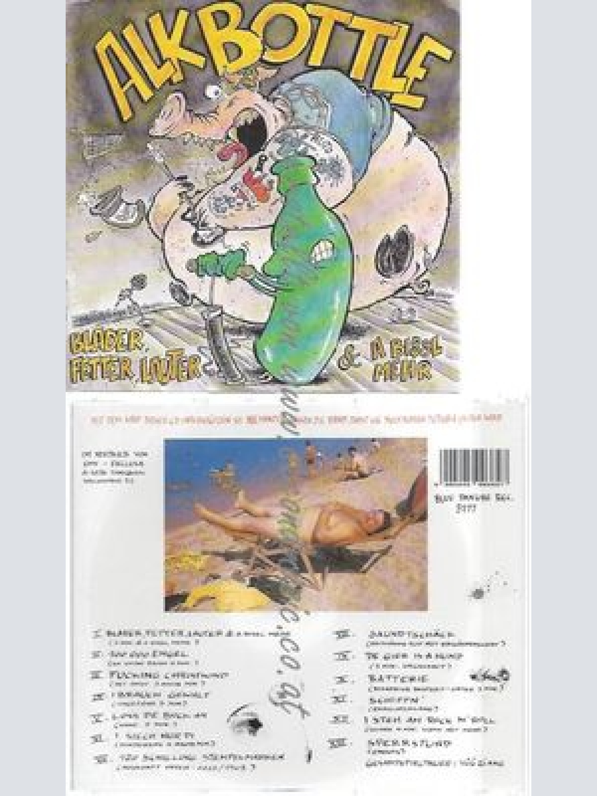 CD--ALKBOTTLE--BLADER FETTER LAUTER & A BISSL MEHR