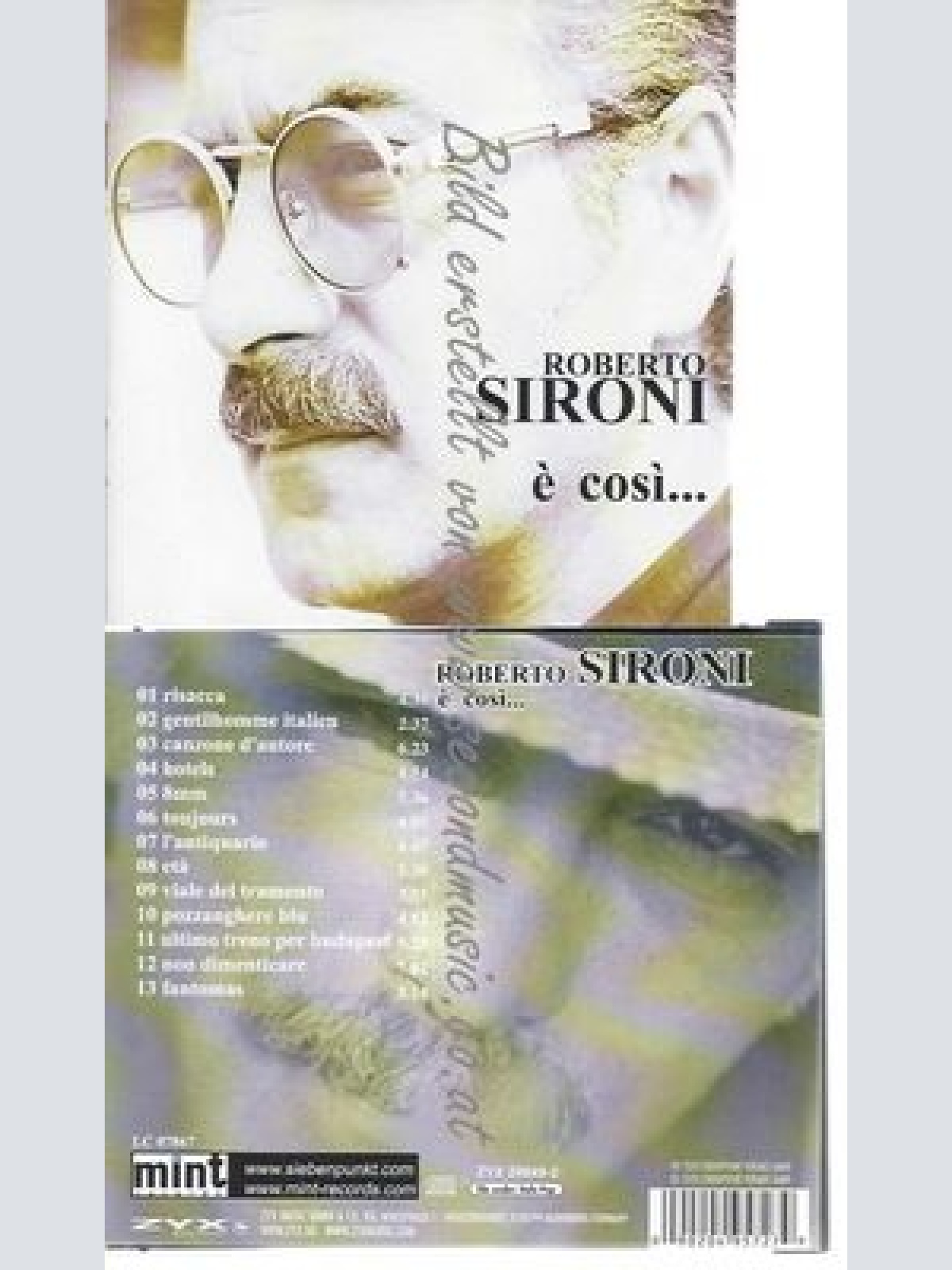 CD--ROBERTO SIRONI--E' COSI...
