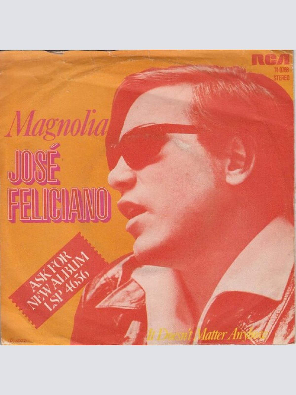 7", Single José Feliciano - Magnolia