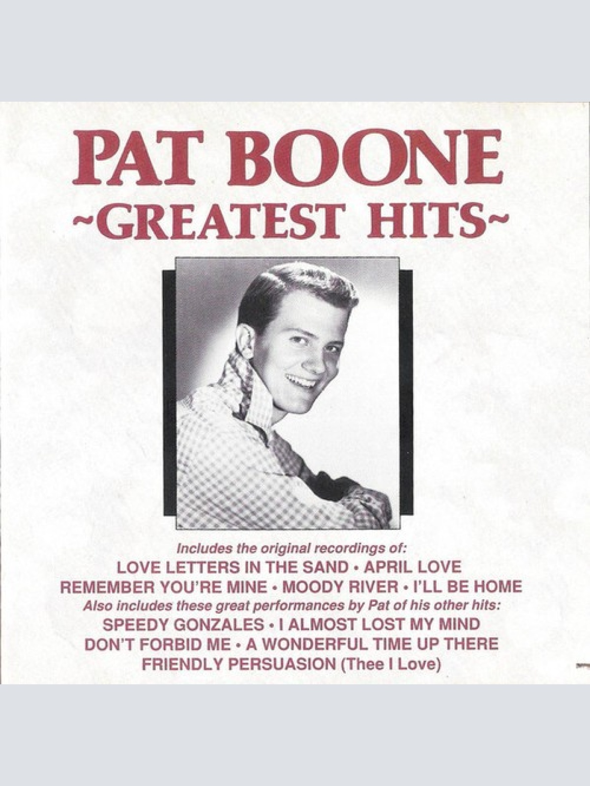 CD, Comp, RE Pat Boone - Greatest Hits