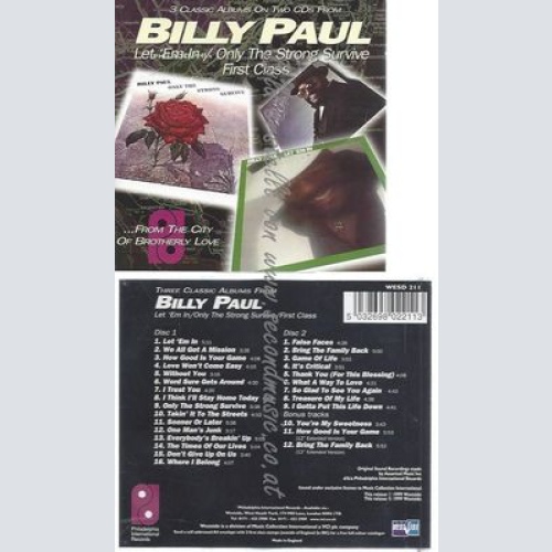 CD--ONLY THE STRONG SUR | DOPPEL-CD/ BILLY PAUL--LET 'EM IN
