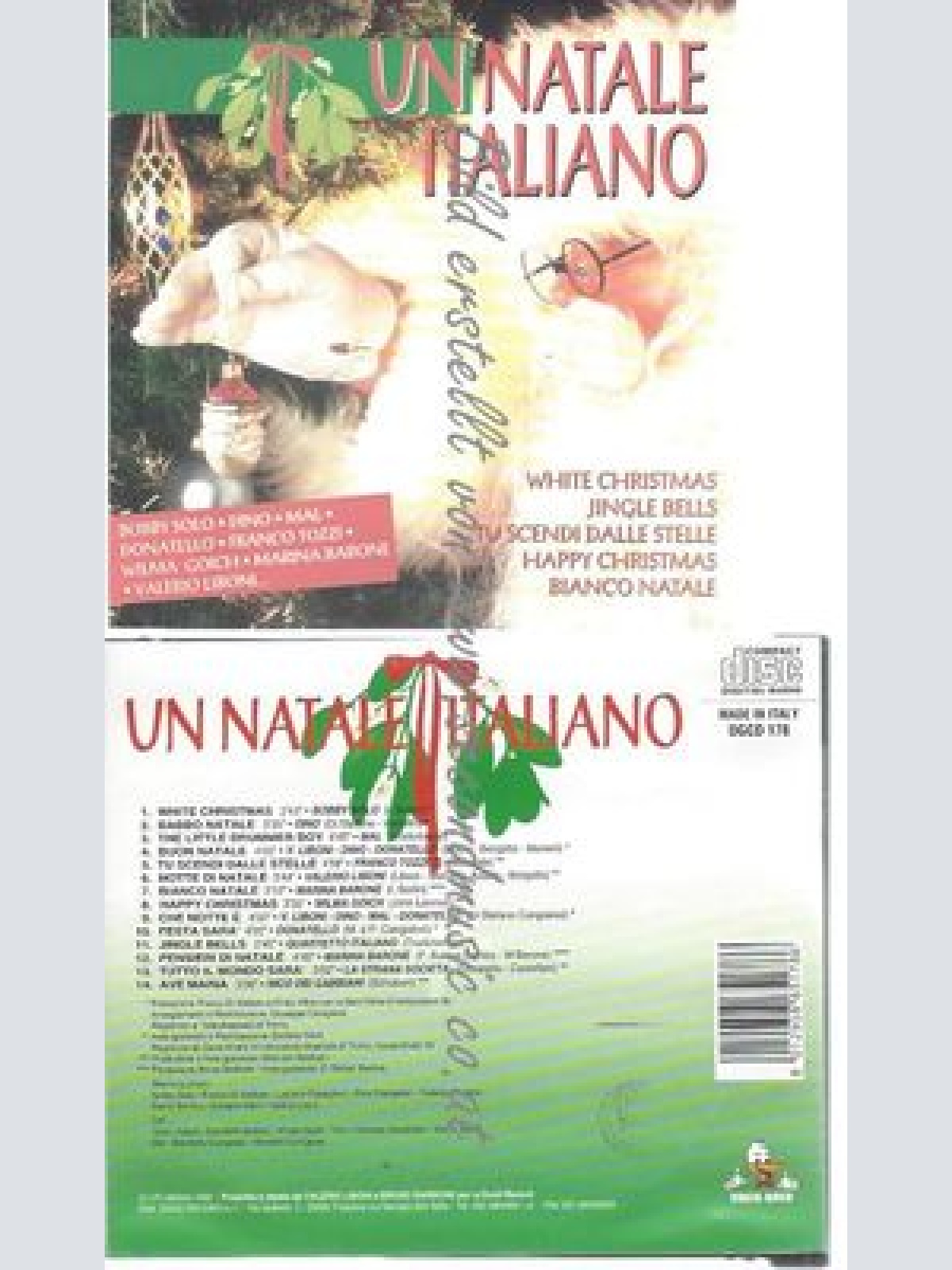 CD--VARIOUS ARTISTS - DUCK RECORDS--UN NATALE ITALIANO