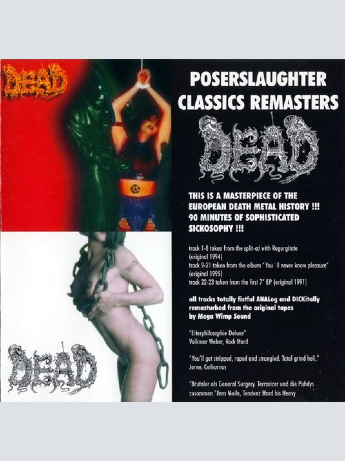 CD, Comp, RM Dead (2) - Poserslaughter Classics Remasters