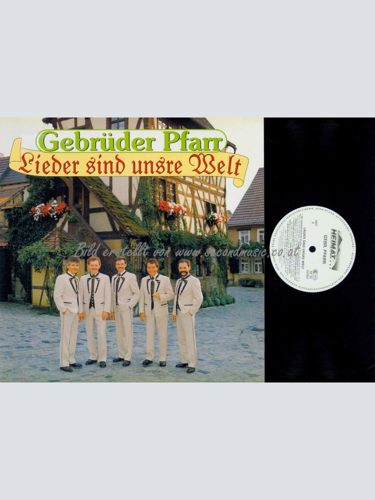 LP--Gebrüder Pfarr-- Lieder sind unsre Welt  /   NM