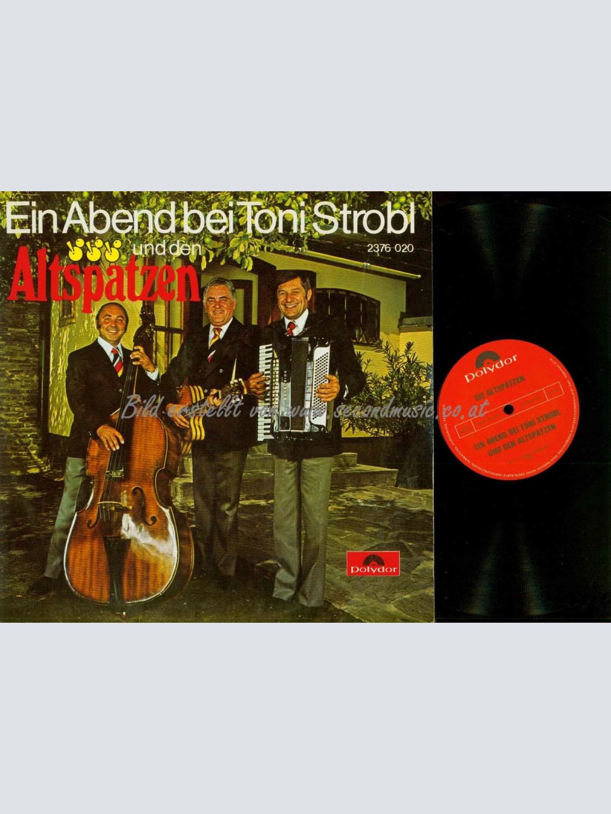 LP-- Ein Abend bei Toni Strobl und den Altspatzen /   NM