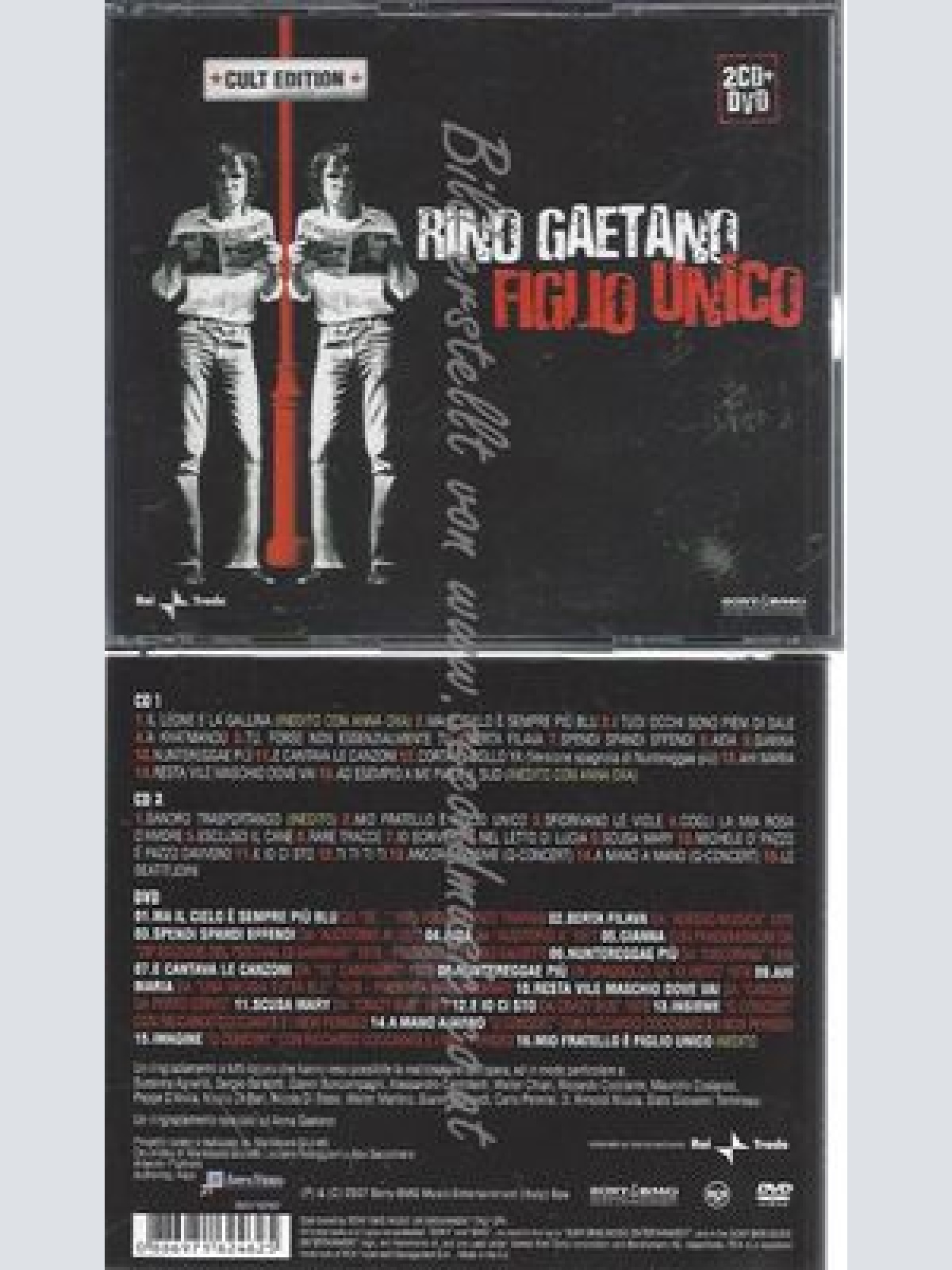 CD--RINO GAETANO--FIGLIO UNICO: CULT EDITION | 2 CDS +DVD