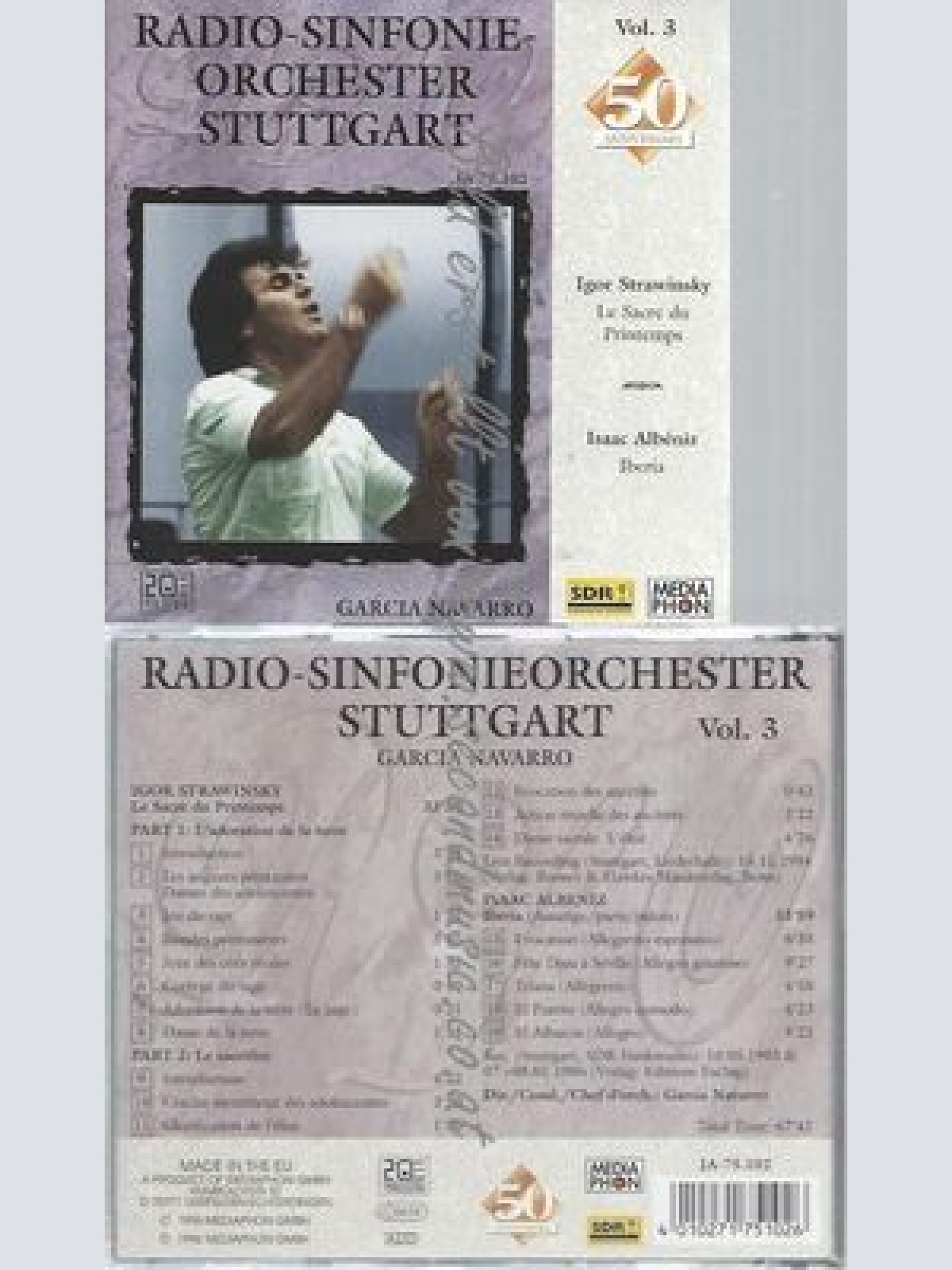 CD--RADIO SINFONIE ORCHESTER STUTTGART --VOL 3