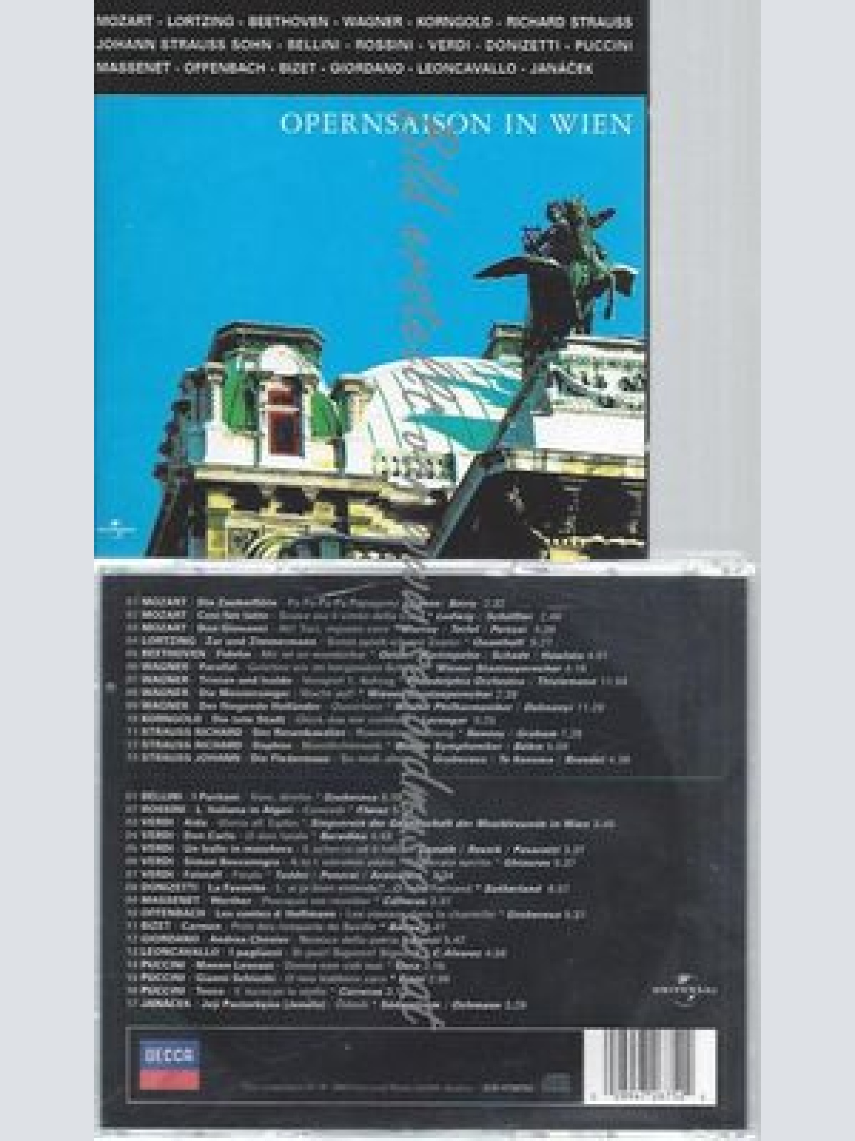 CD--DIVERSE KLASSIK--OPERNSAISON IN WIEN | DOPPEL-CD