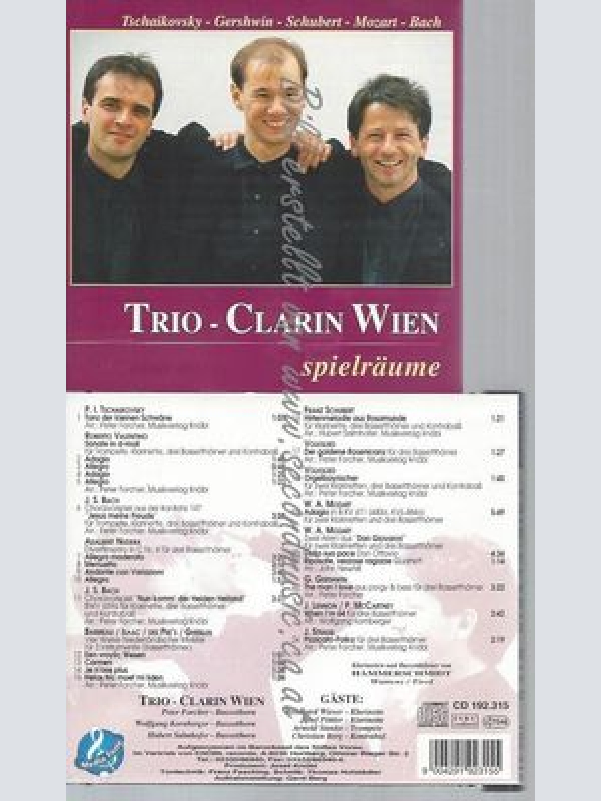 CD--CLARIN,TRIO--SPIELRUME