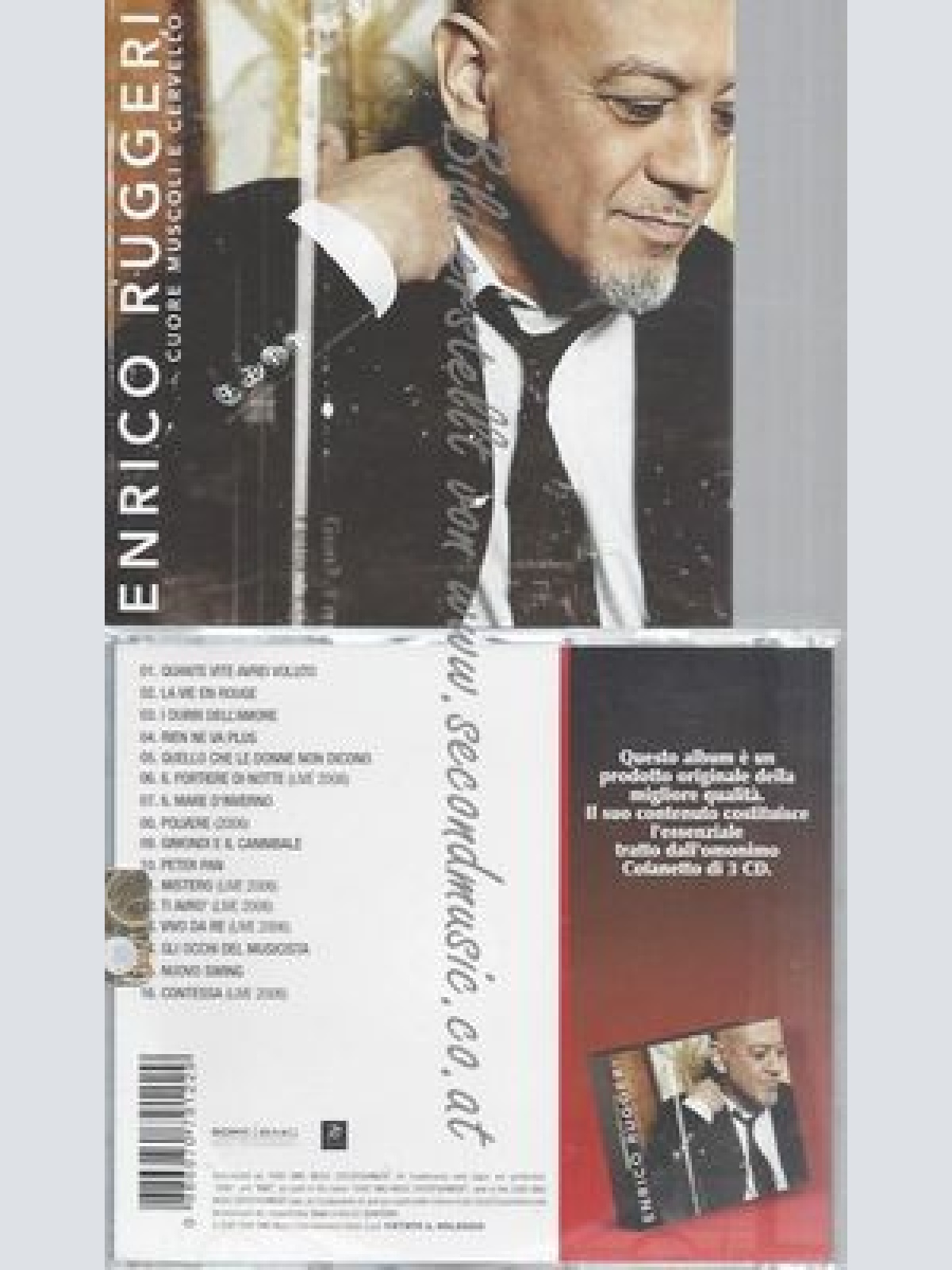 CD--ENRICO RUGGERI--CUORE MUSCOLI E CERVELLO