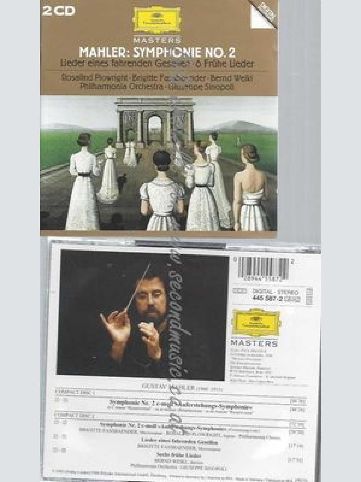 CD--FASSBAENDER UND WEIKL--MASTERS - MAHLER | DOPPEL-CD