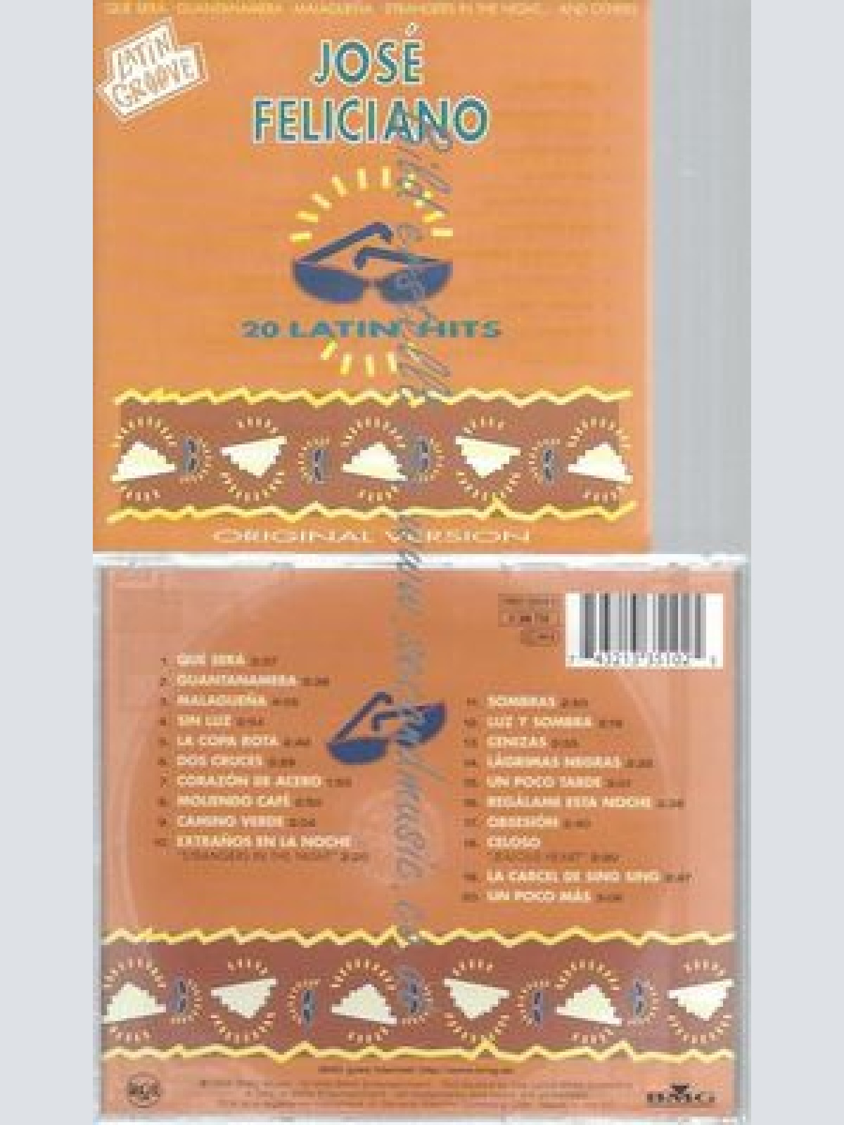 CD--JOSE FELICIANO-- LATIN HITS