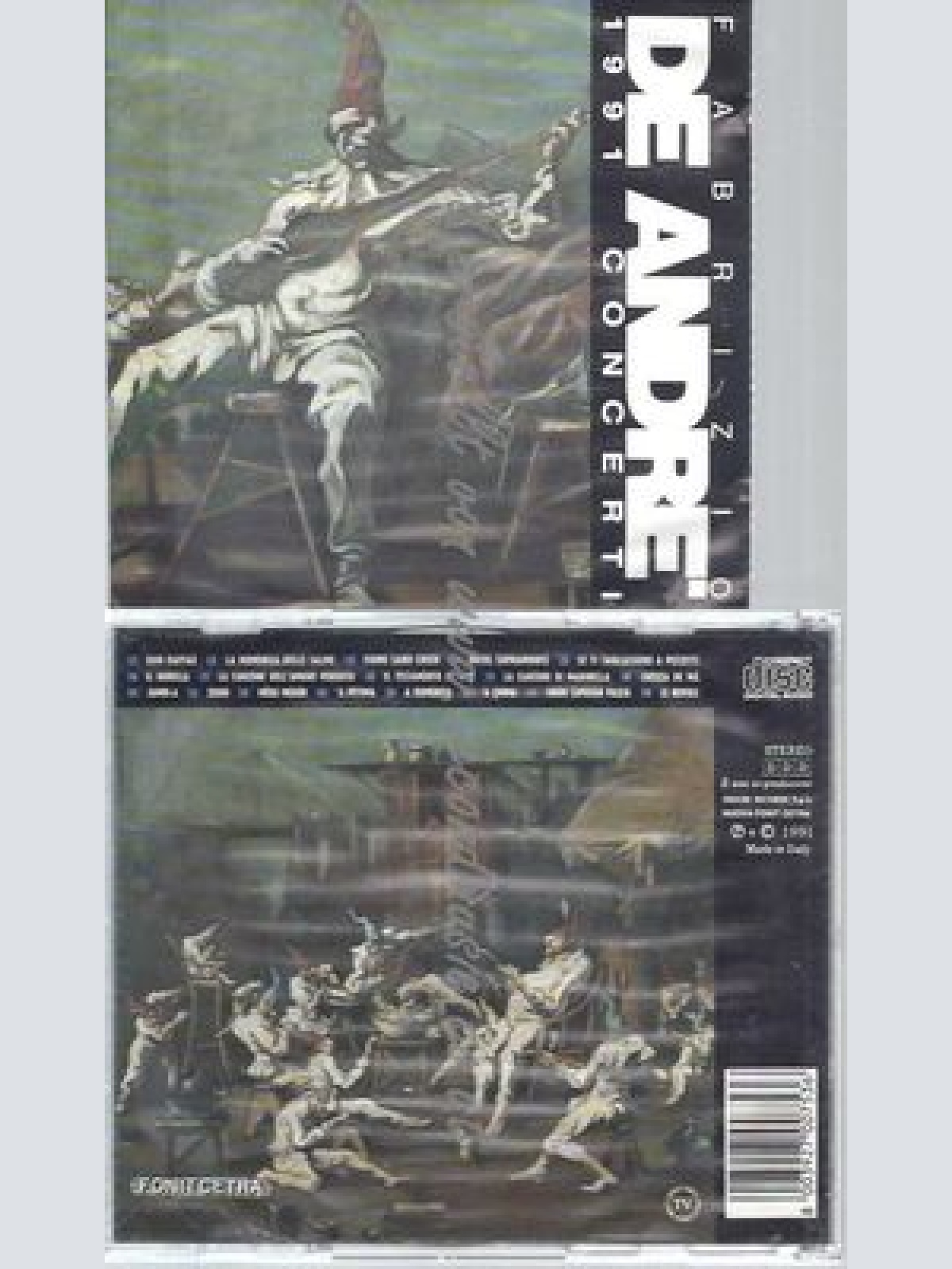 CD--FABRIZIO DE ANDRÈ-- CONCERTI