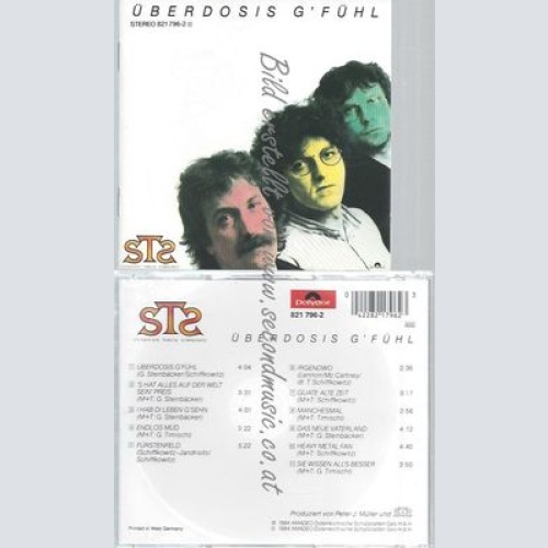 CD--S.T.S.--ÜBERDOSIS G'FÜHL // STS