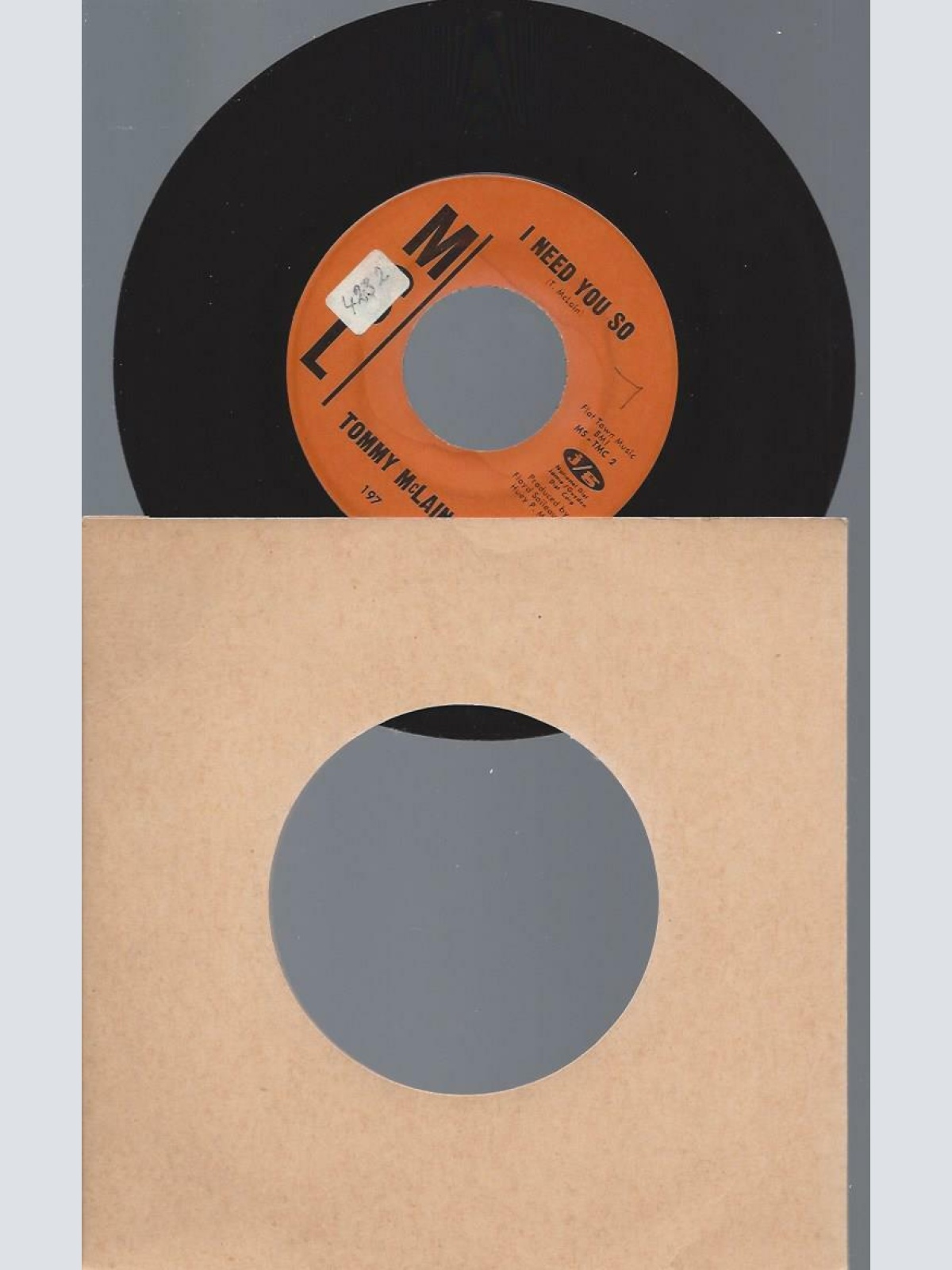 7"    Tommy McLain – Sweet Dreams