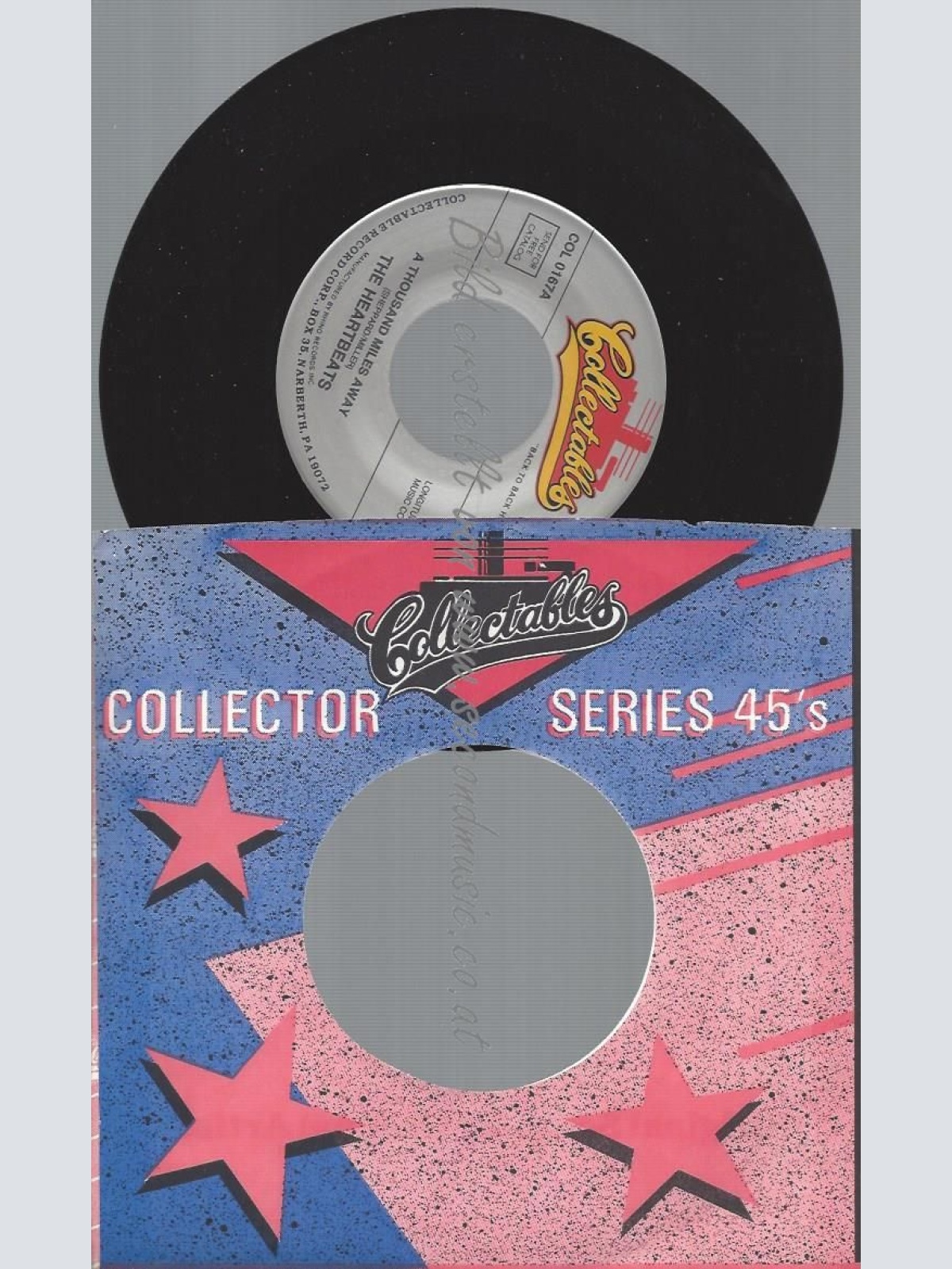 7"  The Heartbeats  A Thousand Miles Away