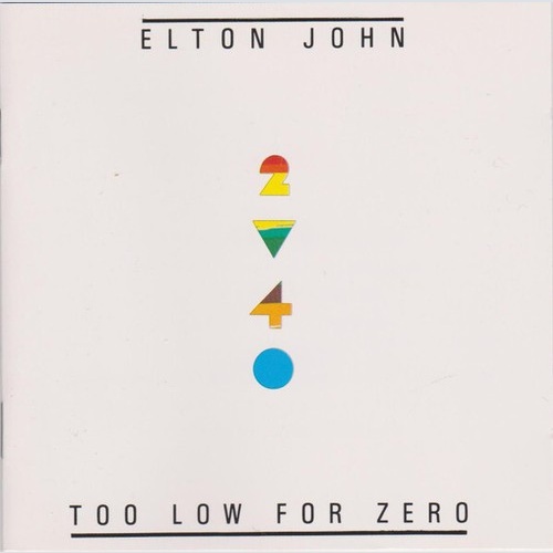 CD, Album, RE, PDO Elton John - Too Low For Zero