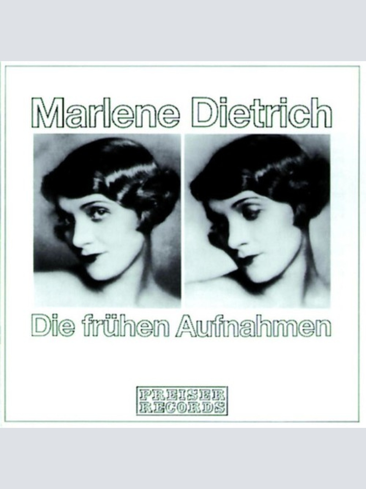 CD, Comp, Mono Marlene Dietrich - Die Frühen Aufnahmen