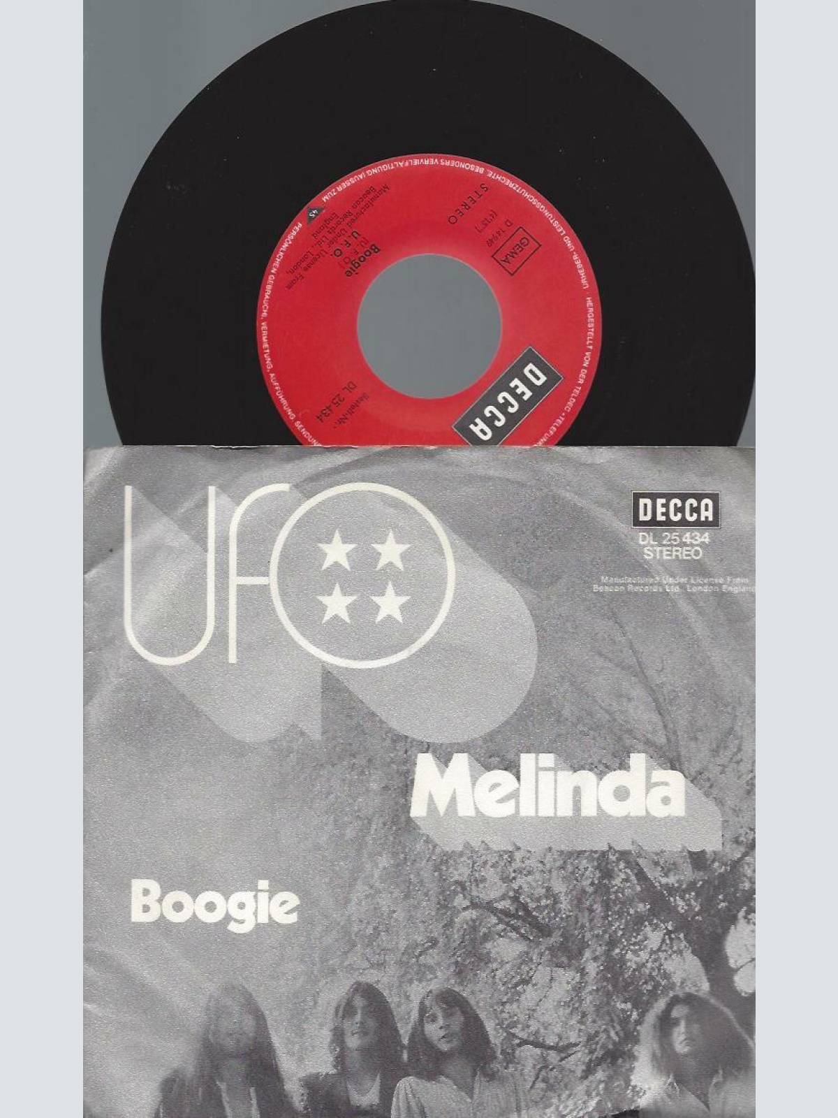 7"   UFO //   Boogie / Melinda