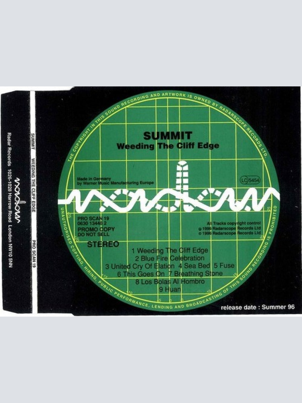 CD, Album, Promo Summit - Weeding The Cliff Edge