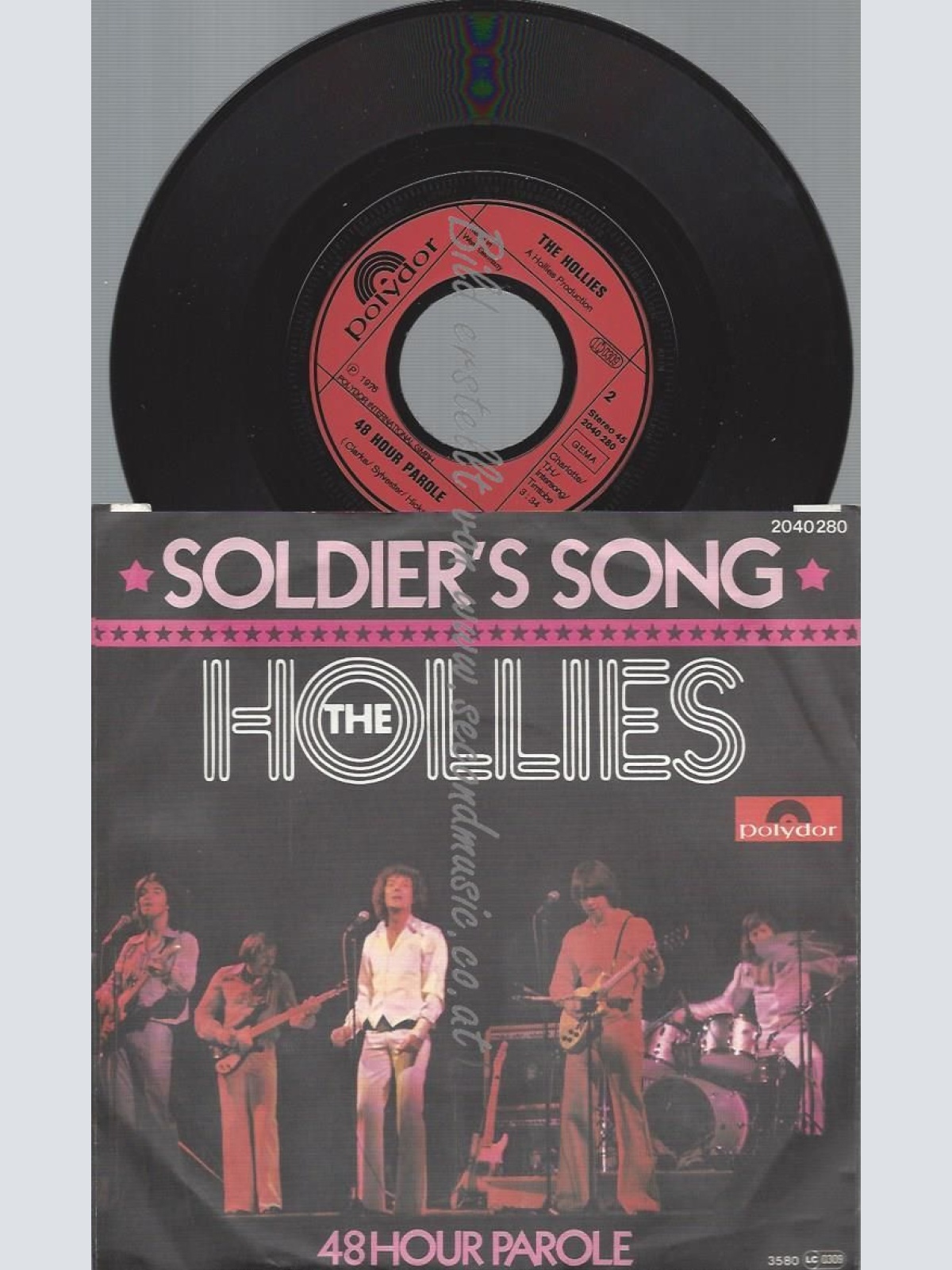 7"  The Hollies  Soldier's Song