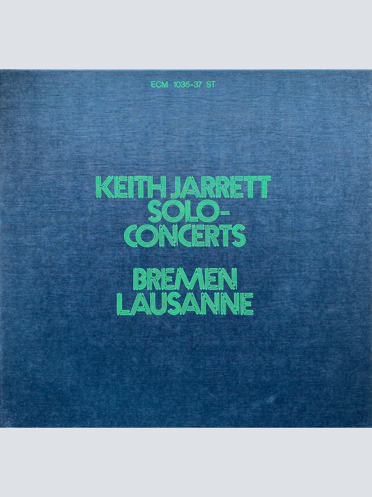 3xLP, Album + Box Keith Jarrett - Solo Concerts: Bremen / Lausanne