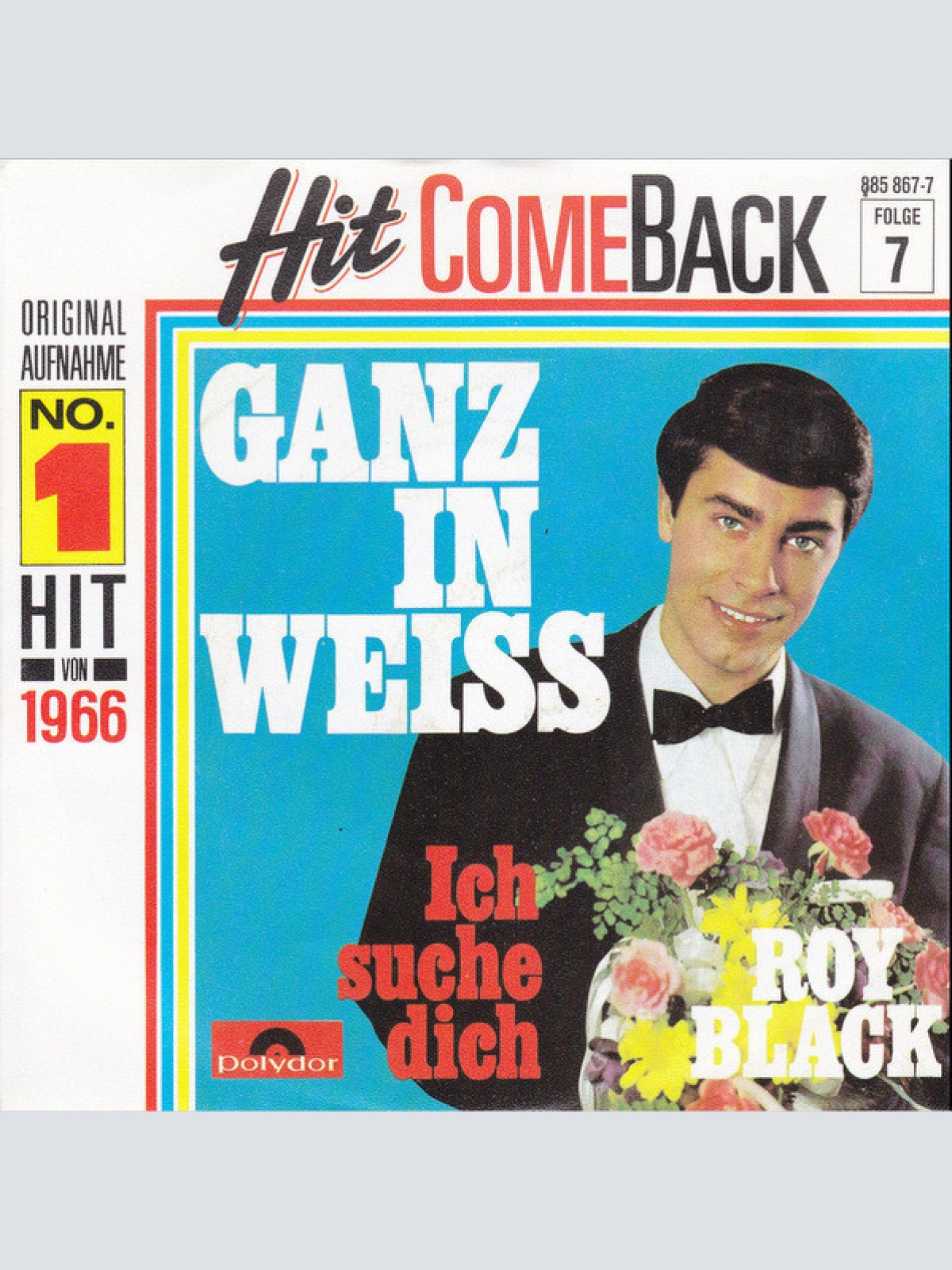 7", Single, Mono, RE Roy Black - Ganz In Weiss