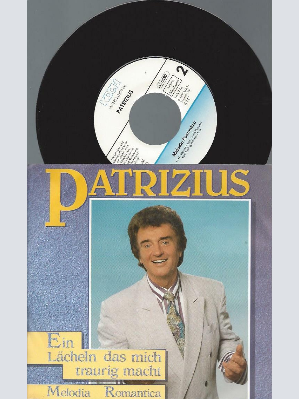 7" Patrizius – Ein Lächeln Das Mich Traurig Macht
