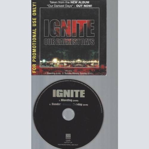 CD--IGNITE OUR DARKEST DAY  //PROMO