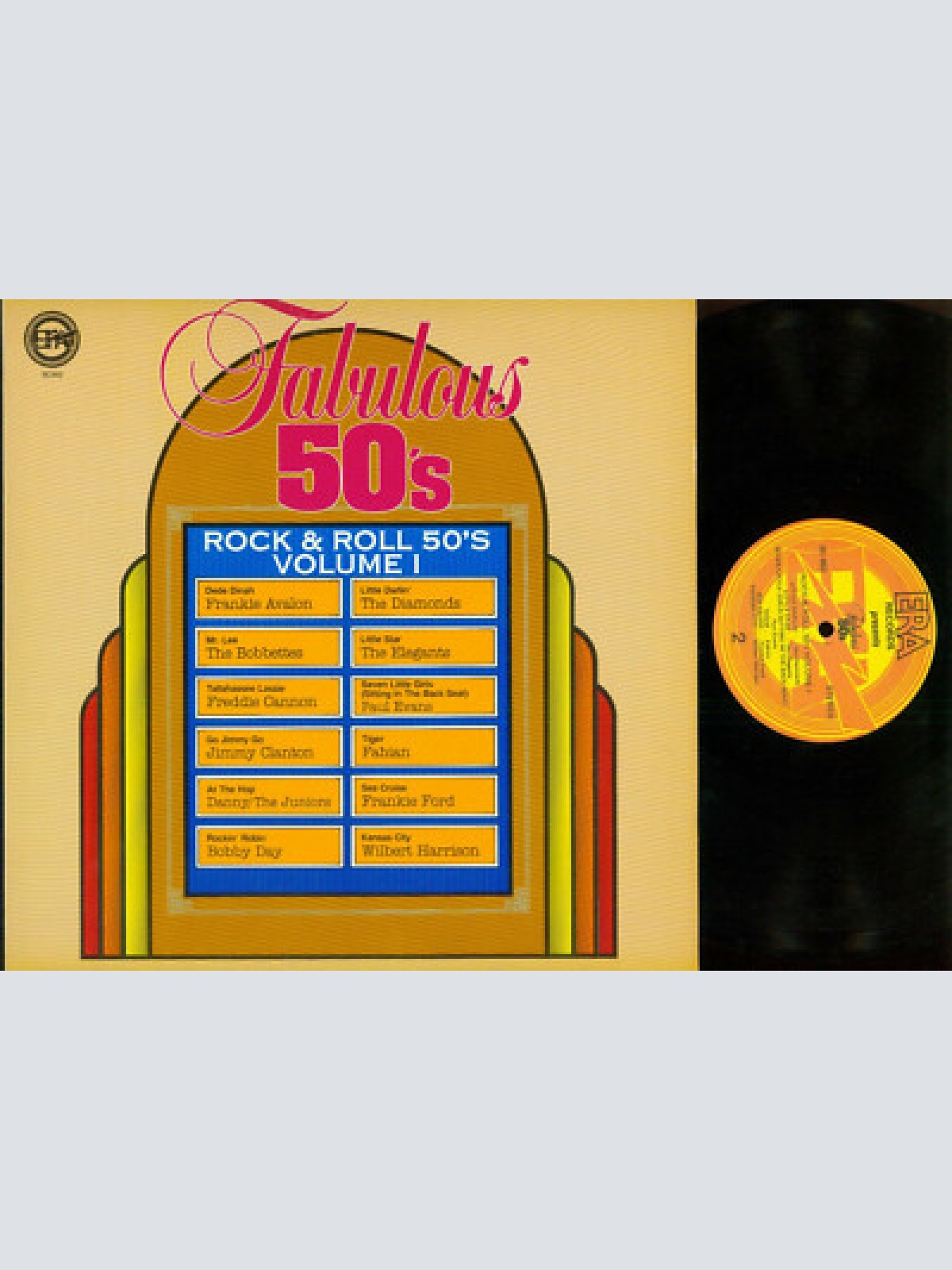 LP--Fabulous 50's; Rock & Roll 50's Vol. I