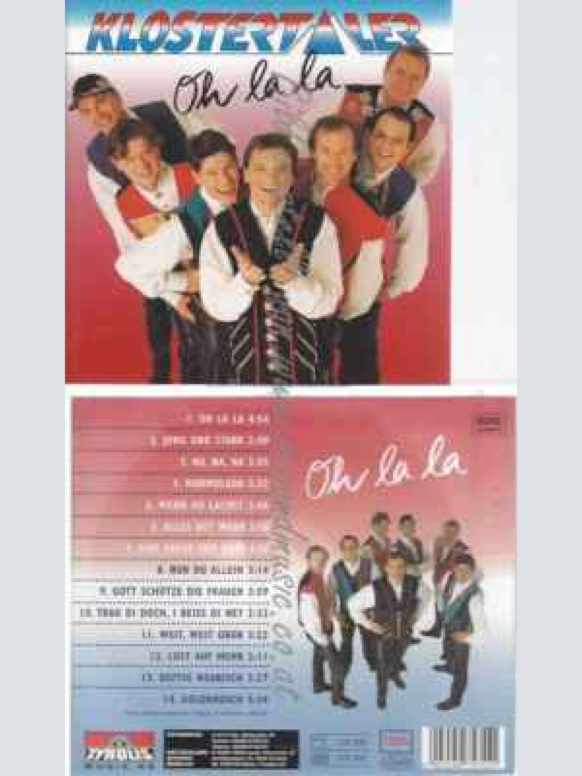 CD--KLOSTERTALER--OH LA LA