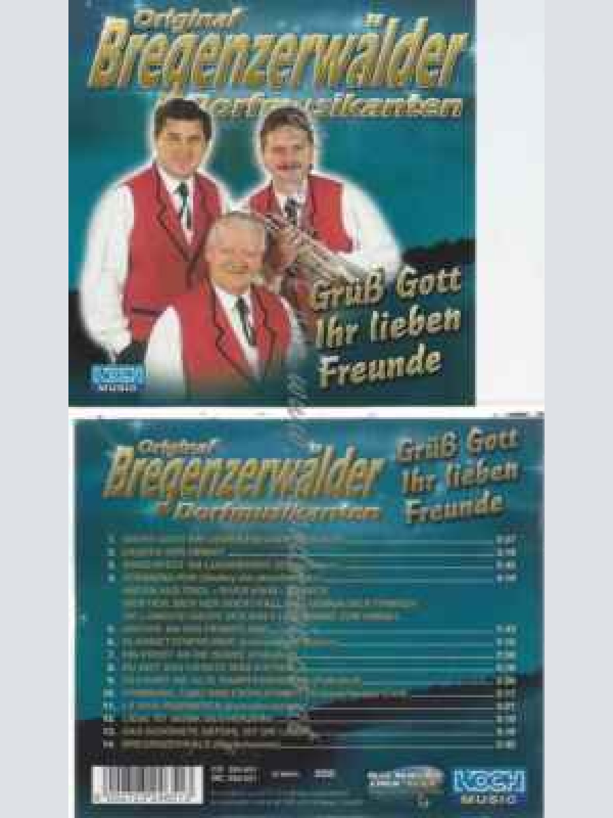 CD--BREGENZERWÄLDER DORFMUSIKANTEN--GRÜSS GOTT IHR LIEBEN FREUNDE