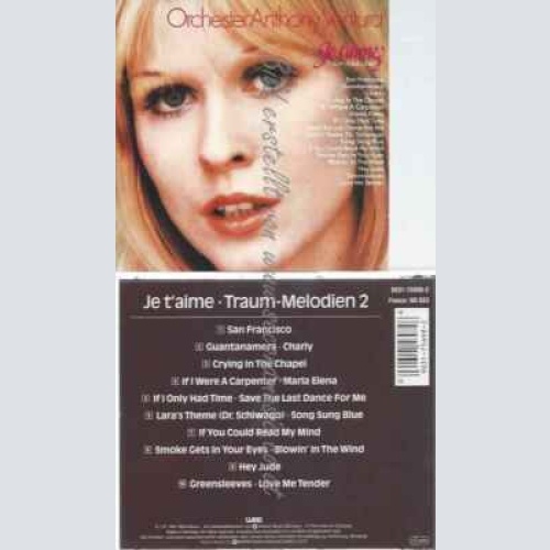 CD--ANTHONY VENTURA (ORCHESTRA) --JE T'AIME,VOL.2
