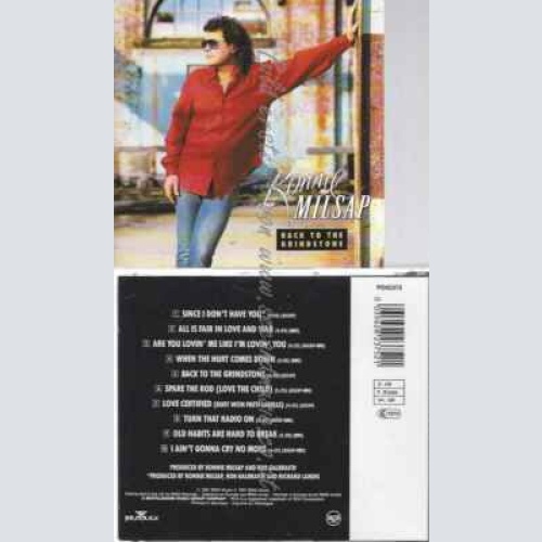 CD--RONNIE MILSAP--BACK TO THE GRINDSTONE ()