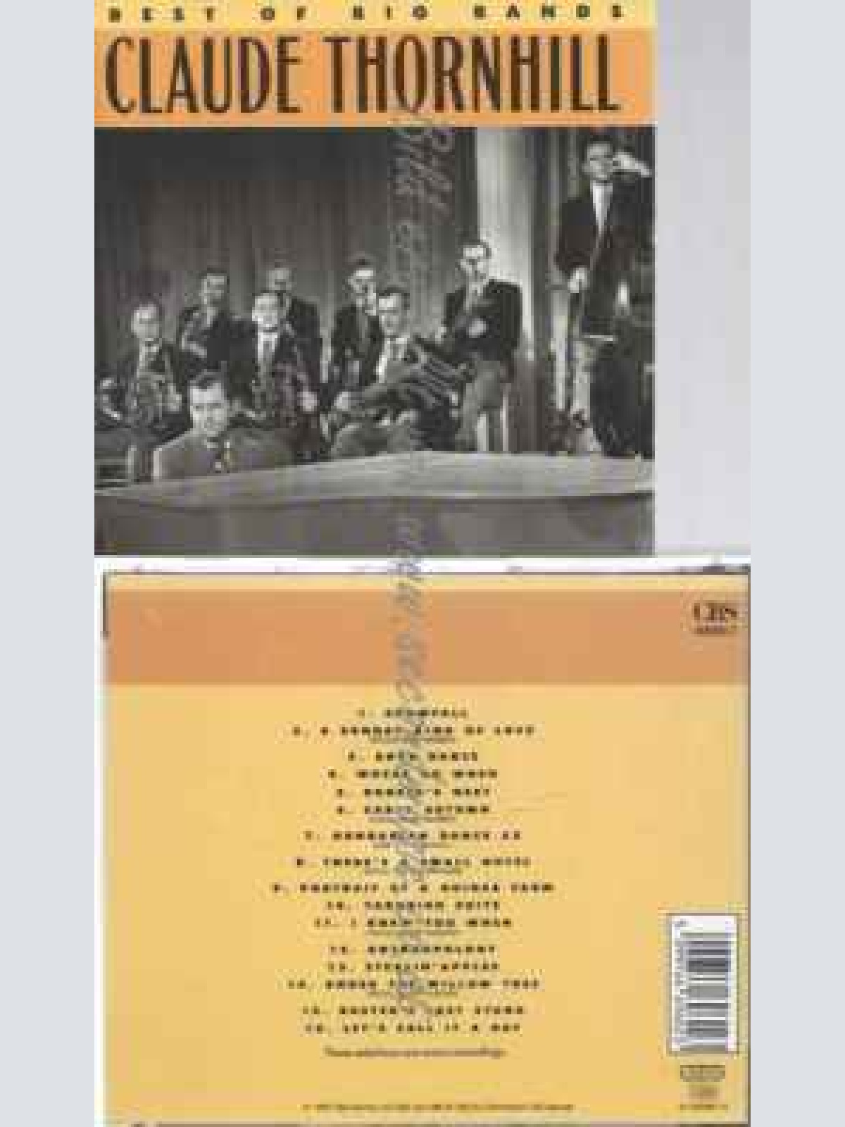 CD--Claude Thornhill--THE BEST OF THE BIG BANDS