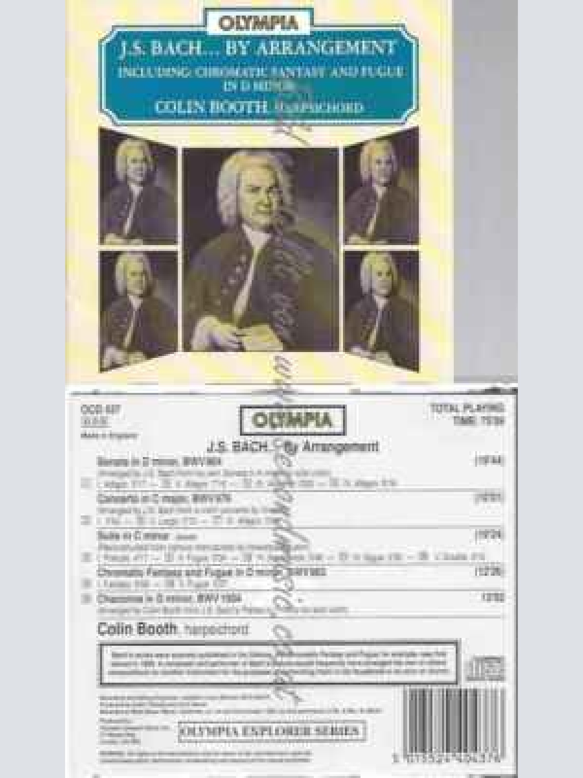 CD--BOOTH,C.--BACH...BY ARRANGEMENT (BEARBEITUNGEN)