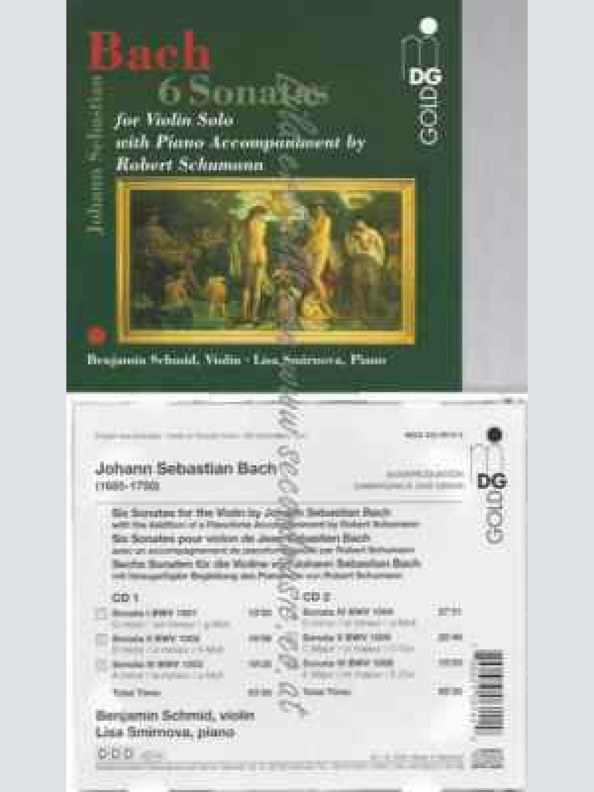 CD--ROBERT SCHUMANN--SONATEN UND PARTITEN FÜR VIOLINE SOLO