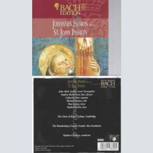 CD--UNBEKANNT--BACH EDITION:JOHANNES PASSION BMV , ST JOHN PASSION