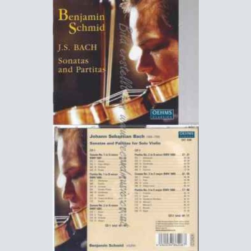 CD--SCHMID,BENJAMIN -SONATAS & PARTITAS FOR SOLO VIOLIN